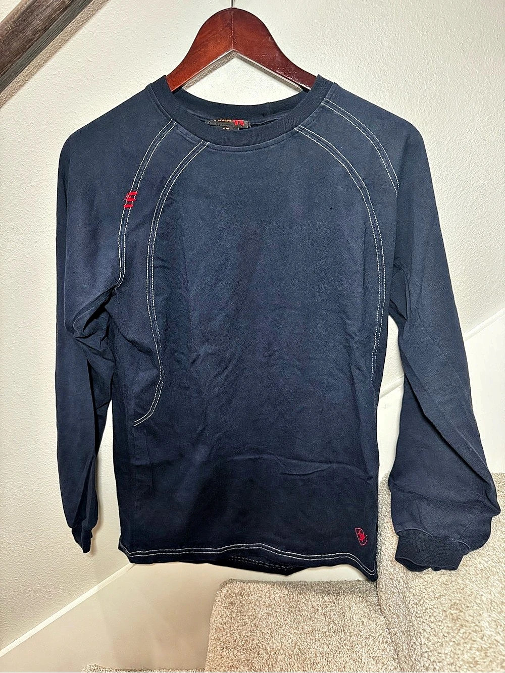 Ariat FR Long Sleeve Sweatshirt Blue Small
